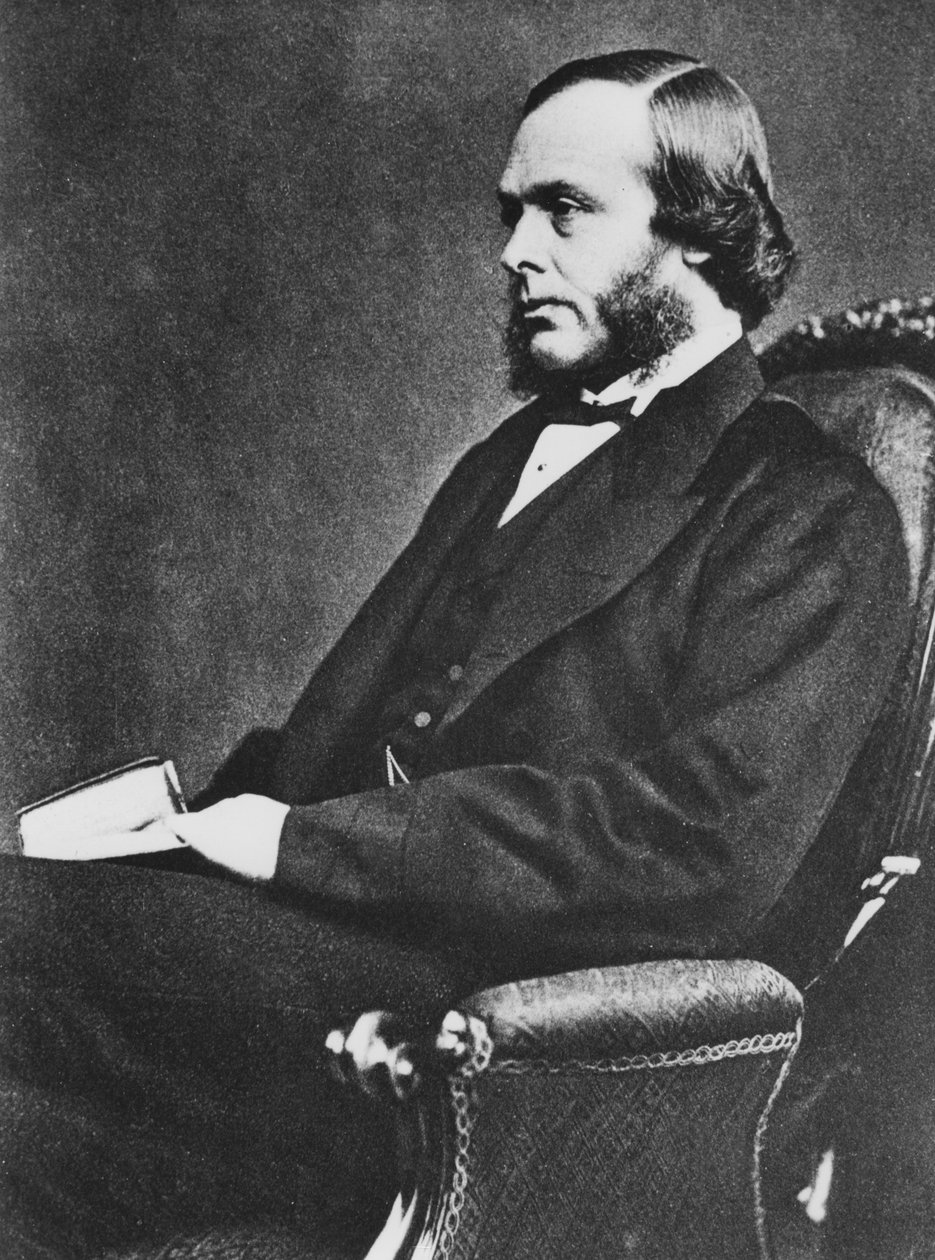 Joseph Lister, engelsk kirurg og pioner inden for antiseptisk kirurgi, c1867 af Unbekannt