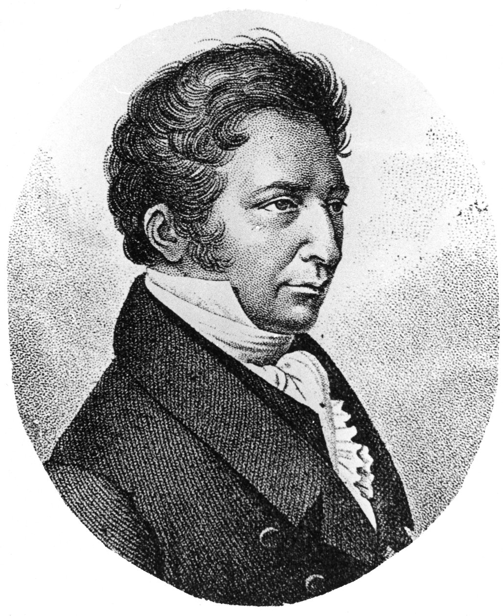 Joseph Louis Gay-Lussac, fransk kemiker, fysiker og ballonist, c1824 af Unbekannt