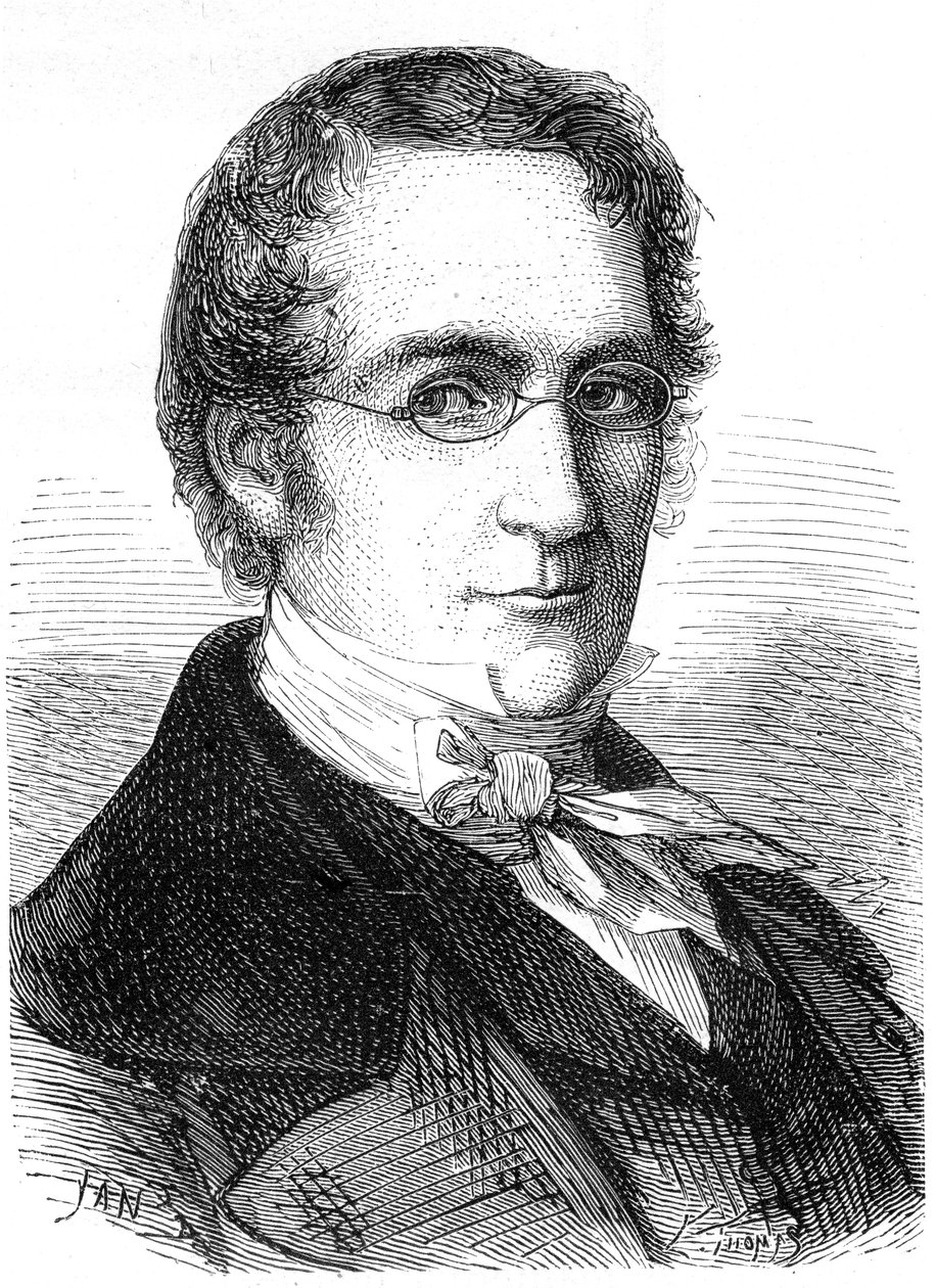 Joseph Louis Gay-Lussac, fransk kemiker, fysiker og ballonist, c1870 af Unbekannt