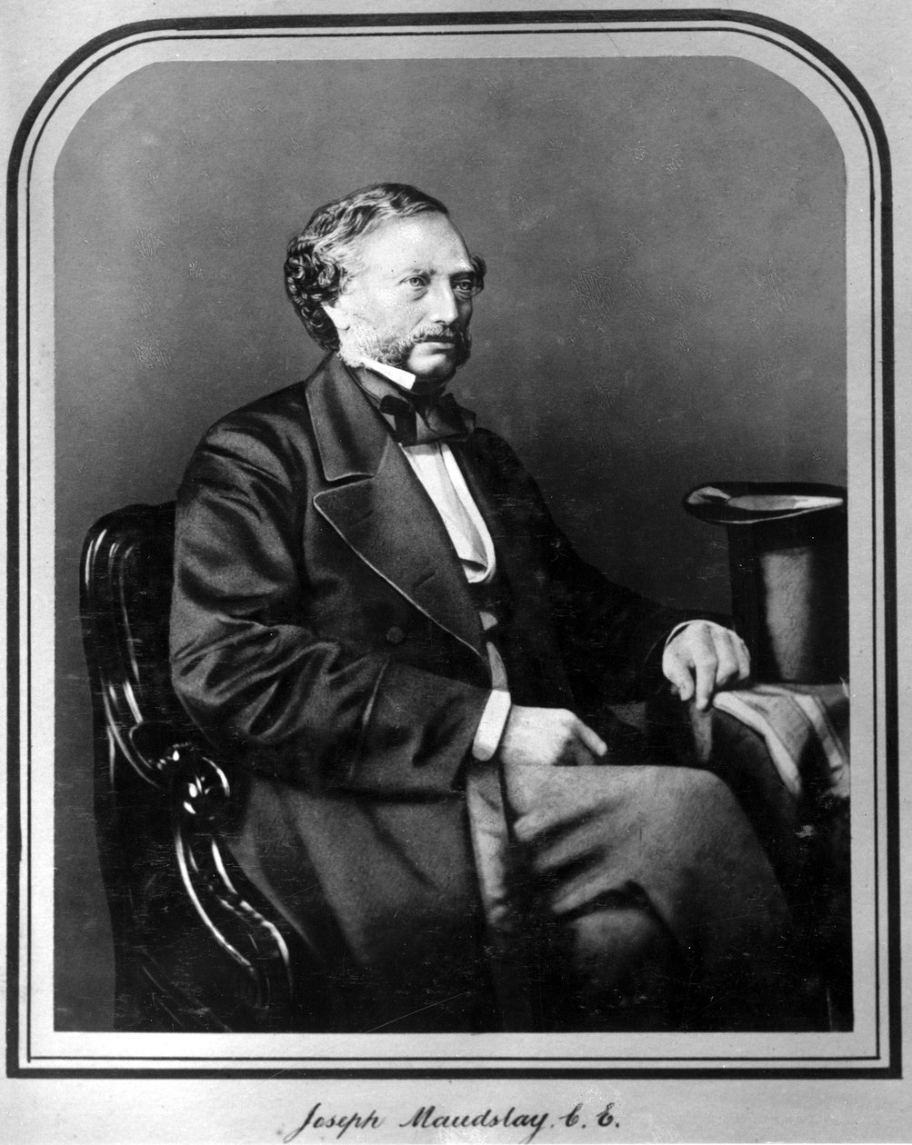 Joseph Maudslay, engelsk ingeniør, c 1850 af Unbekannt