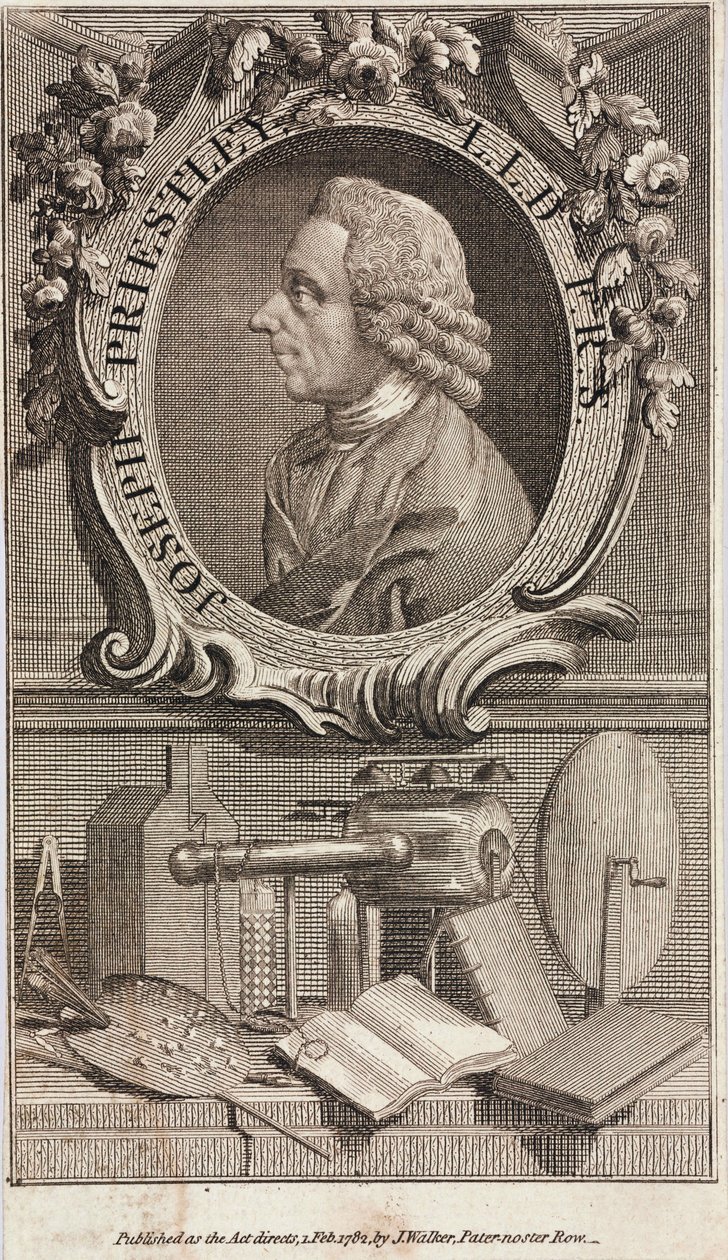 Joseph Priestley, engelsk-amerikansk teolog og kemiker af Unbekannt