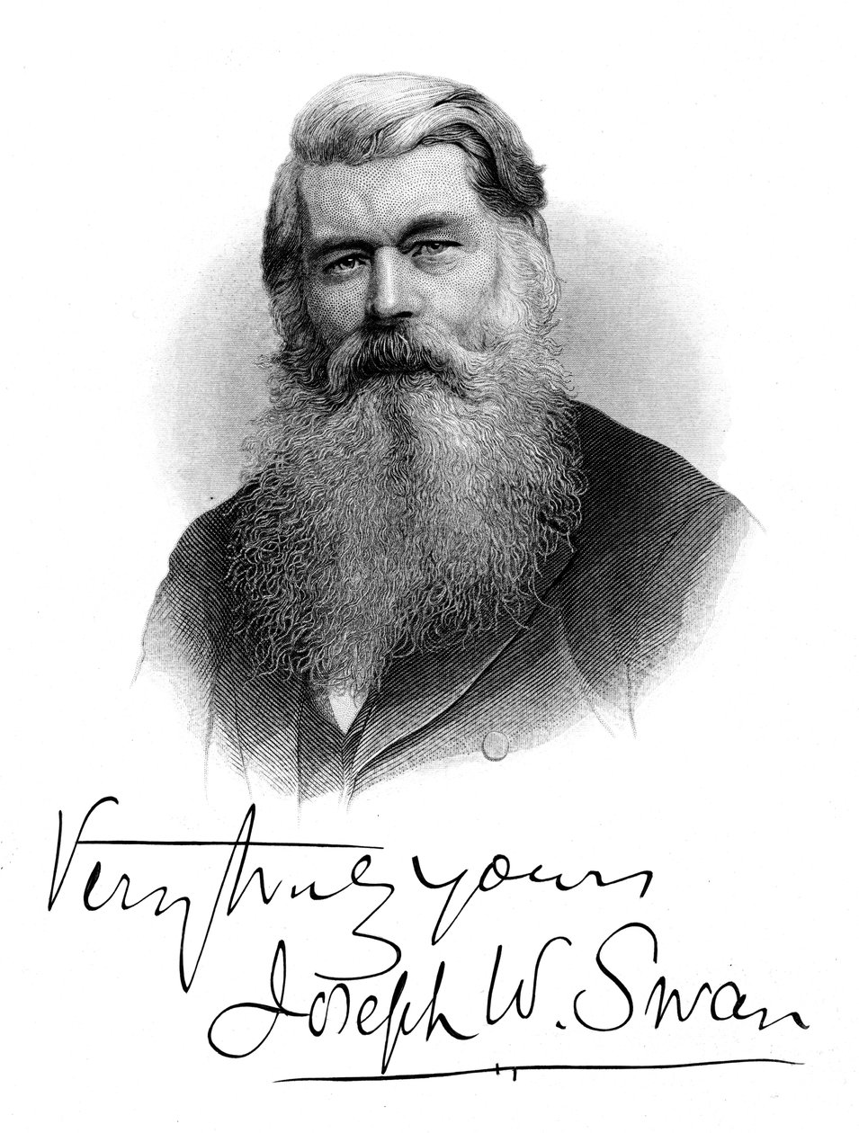 Joseph Wilson Swan, c1880 af Unbekannt