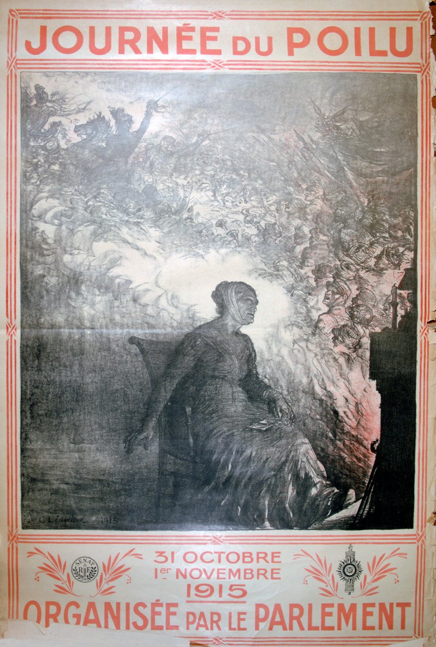 Behårede dag, 31. oktober-1. november 1915, fransk plakat fra første verdenskrig, 1915 af Unbekannt