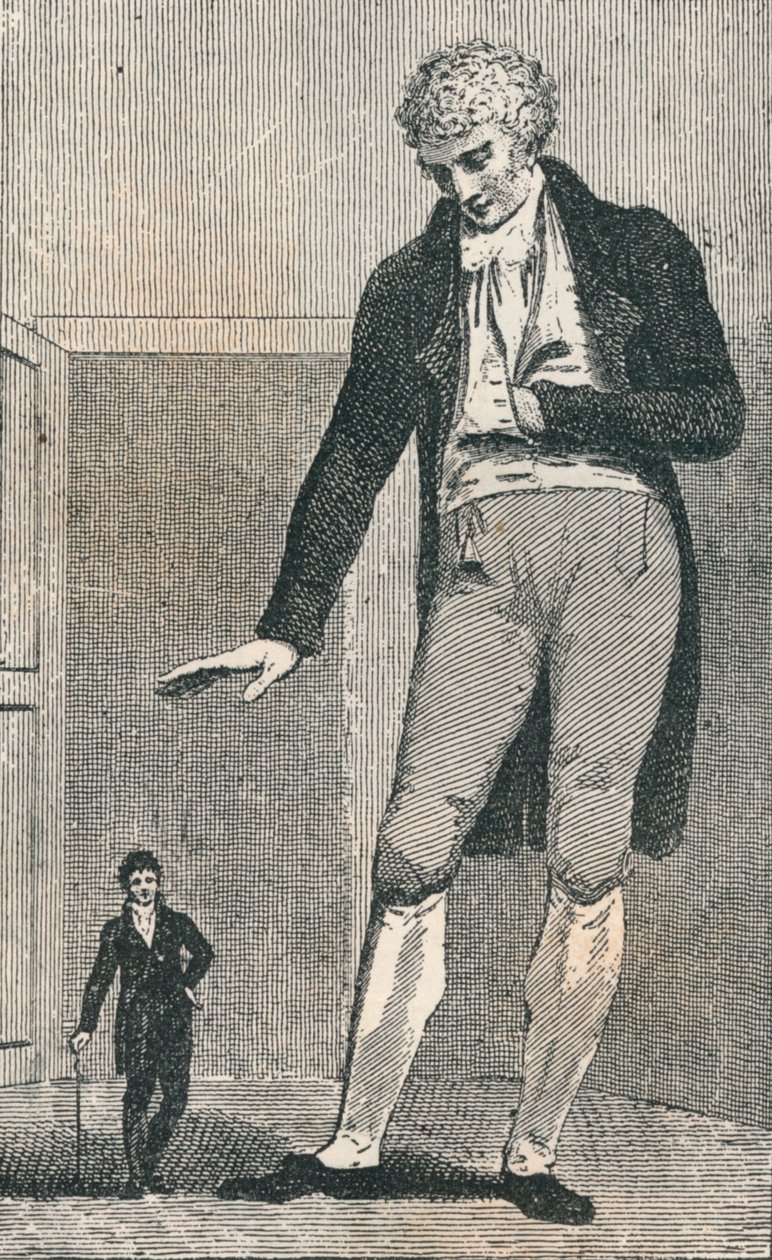 Jozef Boruwlaski 1739-1837 og Patrick Cotter OBrien 1760-1806, c1780 1894 af Unbekannt