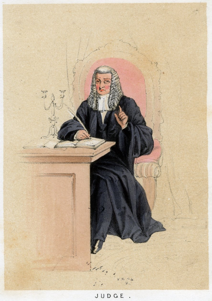 Dommer, 1855 af Unbekannt