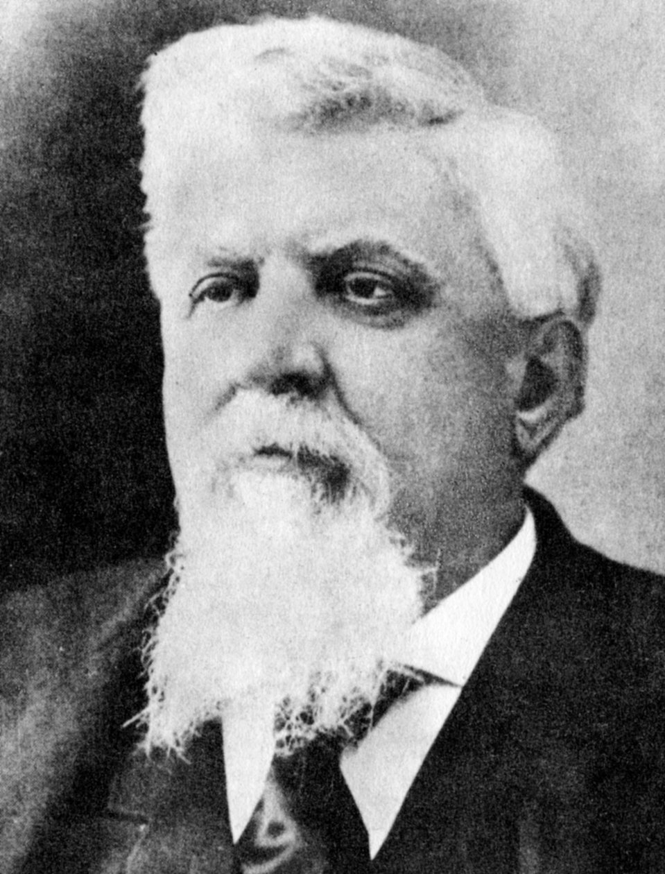 Dommer Isaac C Parker, den hængende dommer, i hans senere år, c1890