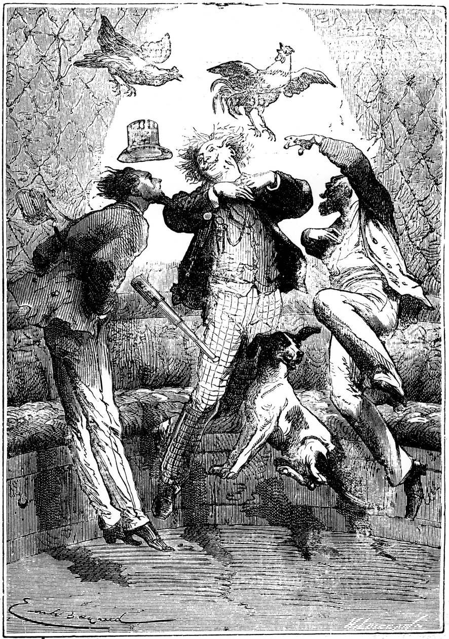 Jules Verne 1828-1905 Månen rundt, 1865 af Unbekannt