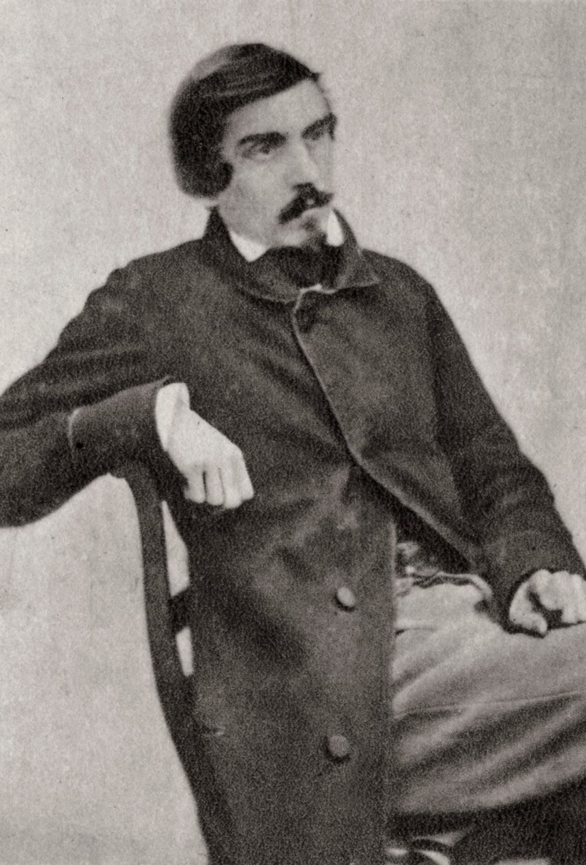 Jules de Goncourt, fransk forfatter, 1868 af Unbekannt