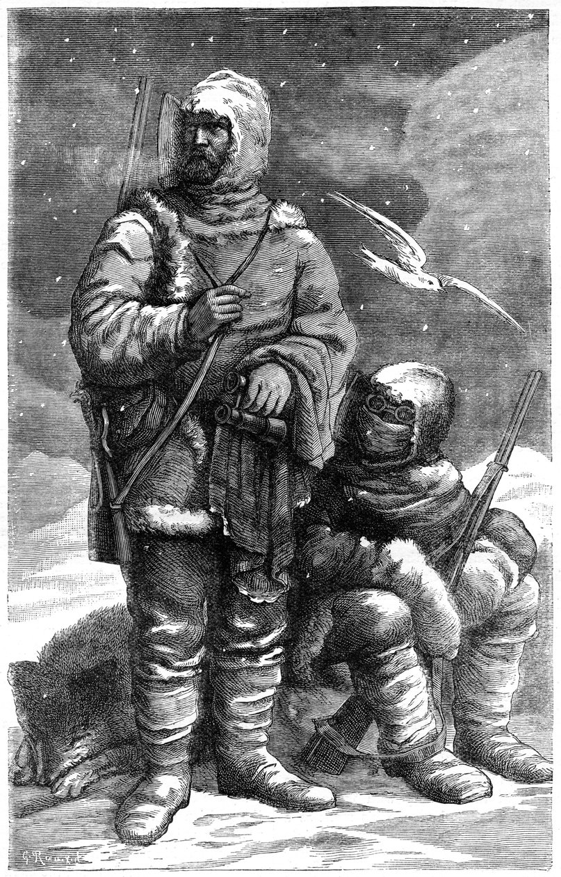 Julius Payer 1841-1915, østrig-ungarsk arktisk opdagelsesrejsende og landskabskunstner, 1800-tallet af Unbekannt