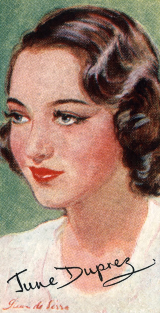 June Duprez, 1918-1984, britisk filmskuespillerinde, 20. århundrede af Unbekannt