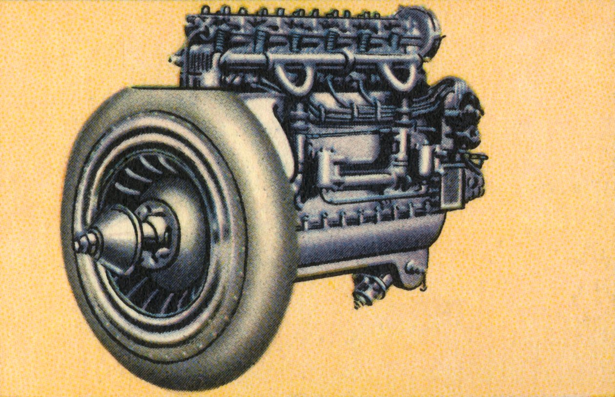 Junkers L 1, 80 hestekræfter flymotor, 1932. af Unbekannt