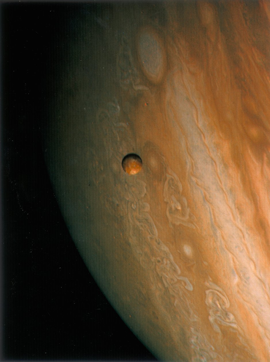 Jupiter og Io, en af dens måner, 1979 af Unbekannt
