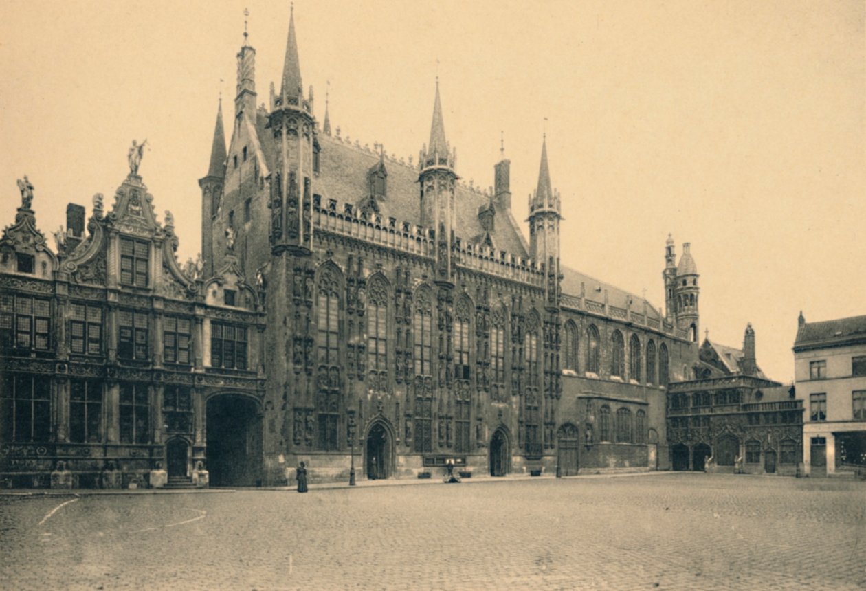 Justice Palace, Rådhus og Det Hellige Blods Kapel, c1910 af Unbekannt