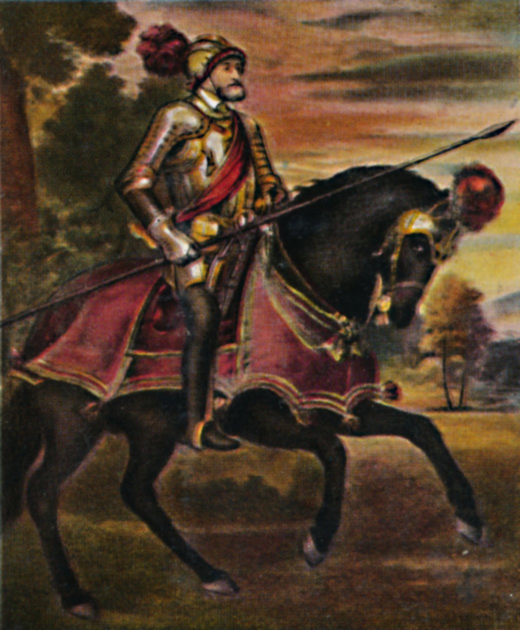 Kejser Karl V 1500-1558. - Maleri af Titian, 1934. af Unbekannt