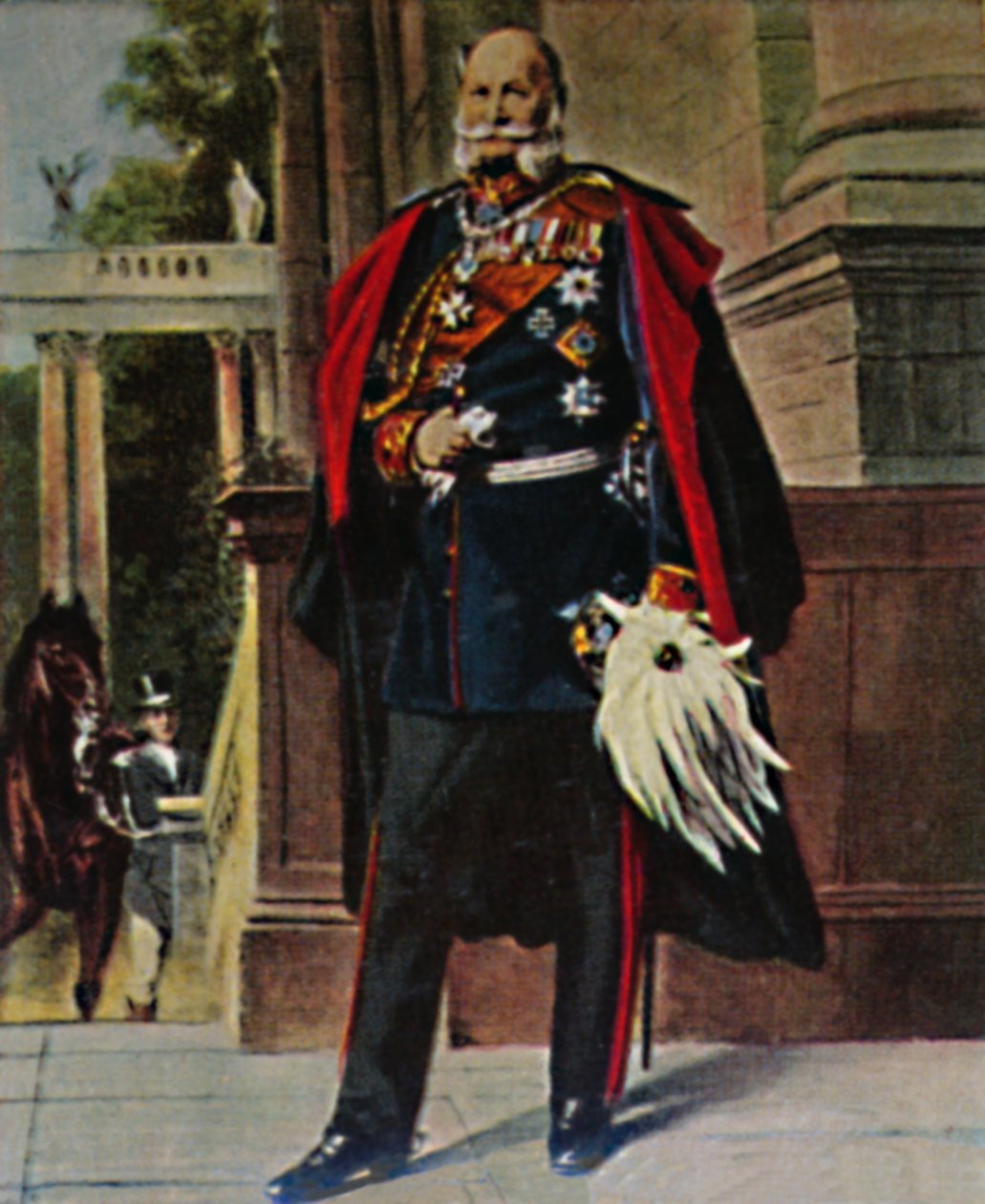Kejser Wilhelm I. 1797-1888. - Maleri af Plockhorst, 1934. af Unbekannt
