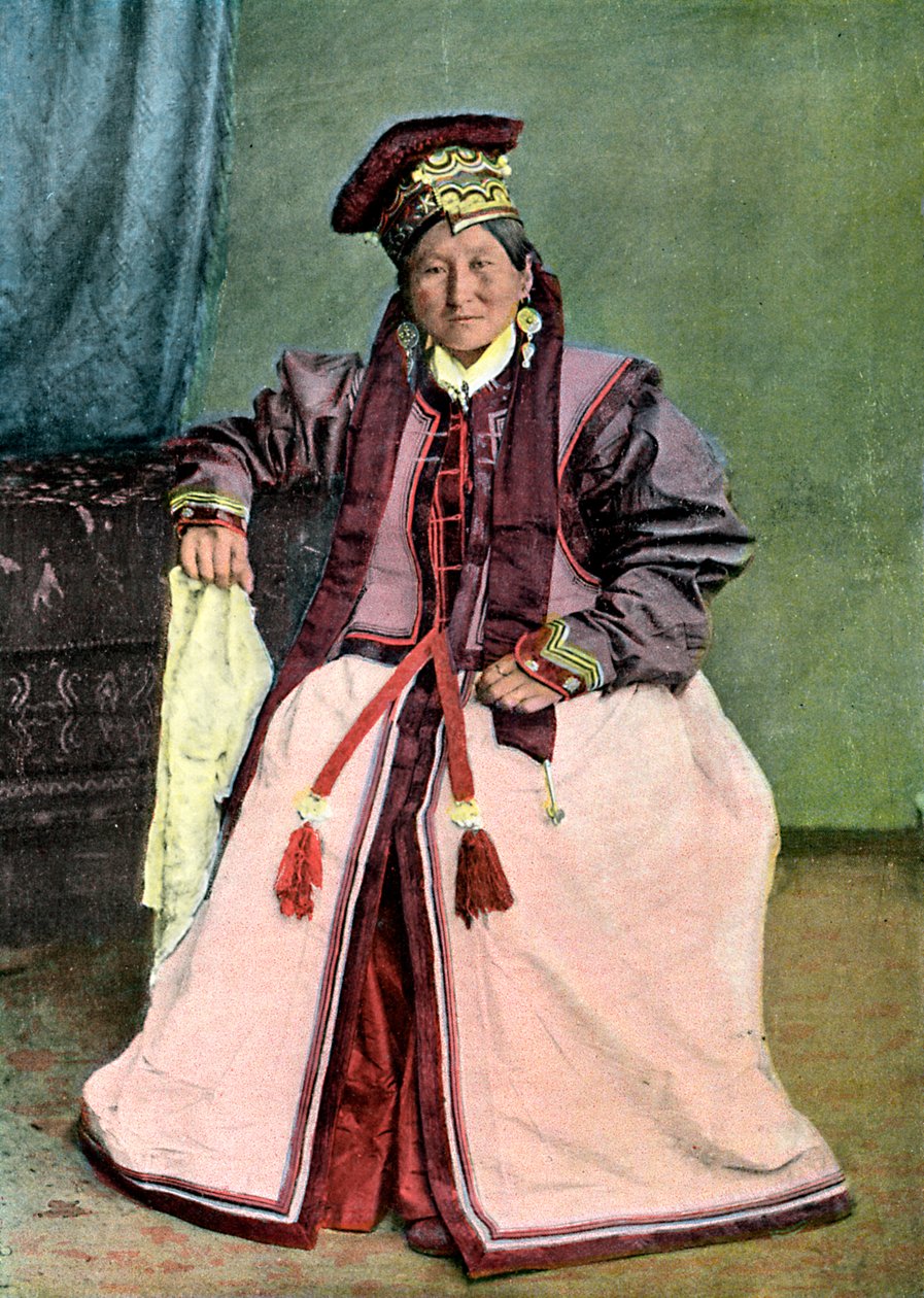 Kalmyk prinsesse, c1890 af Unbekannt