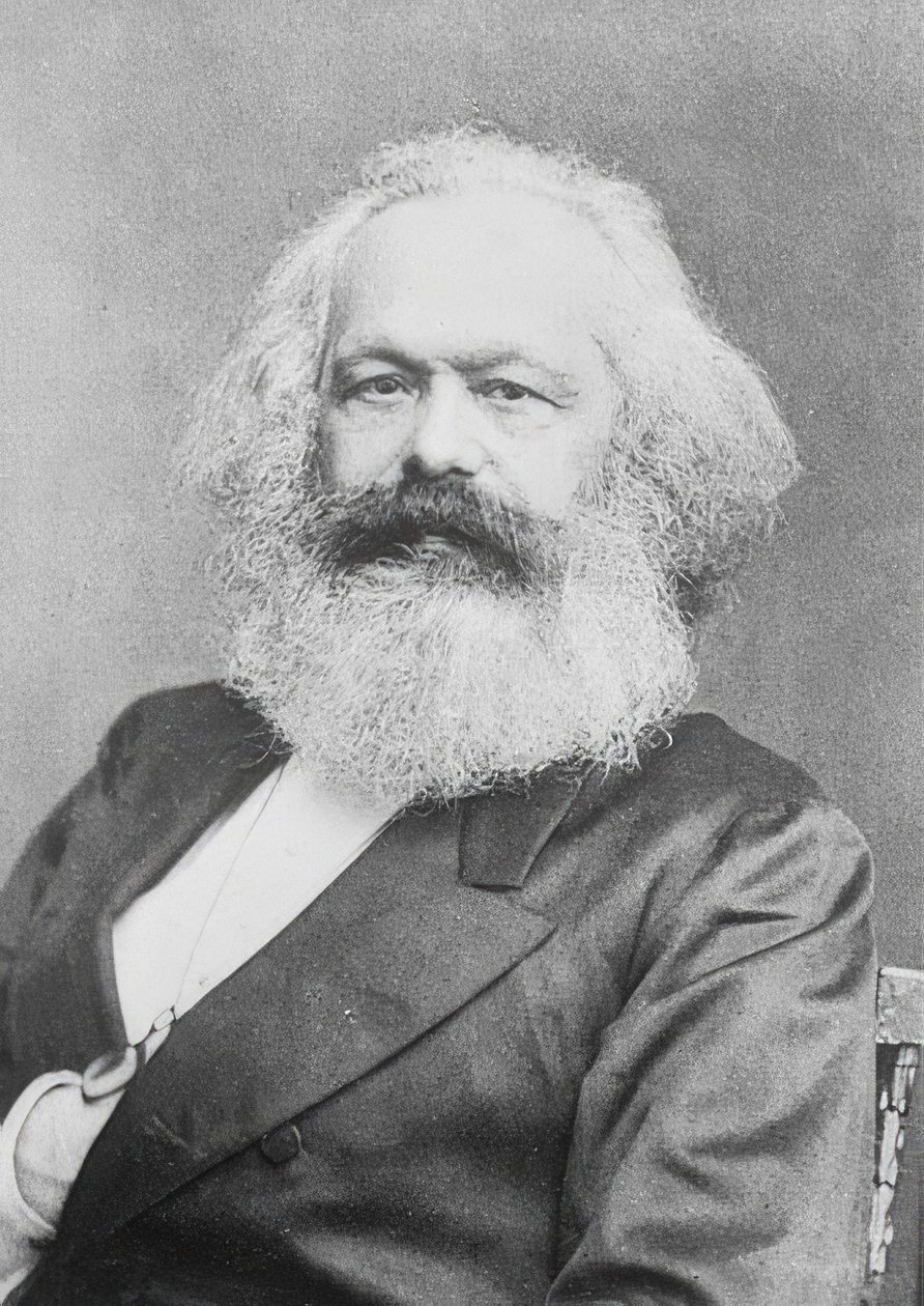 Karl Marx. Omkring 1880 af Unbekannt