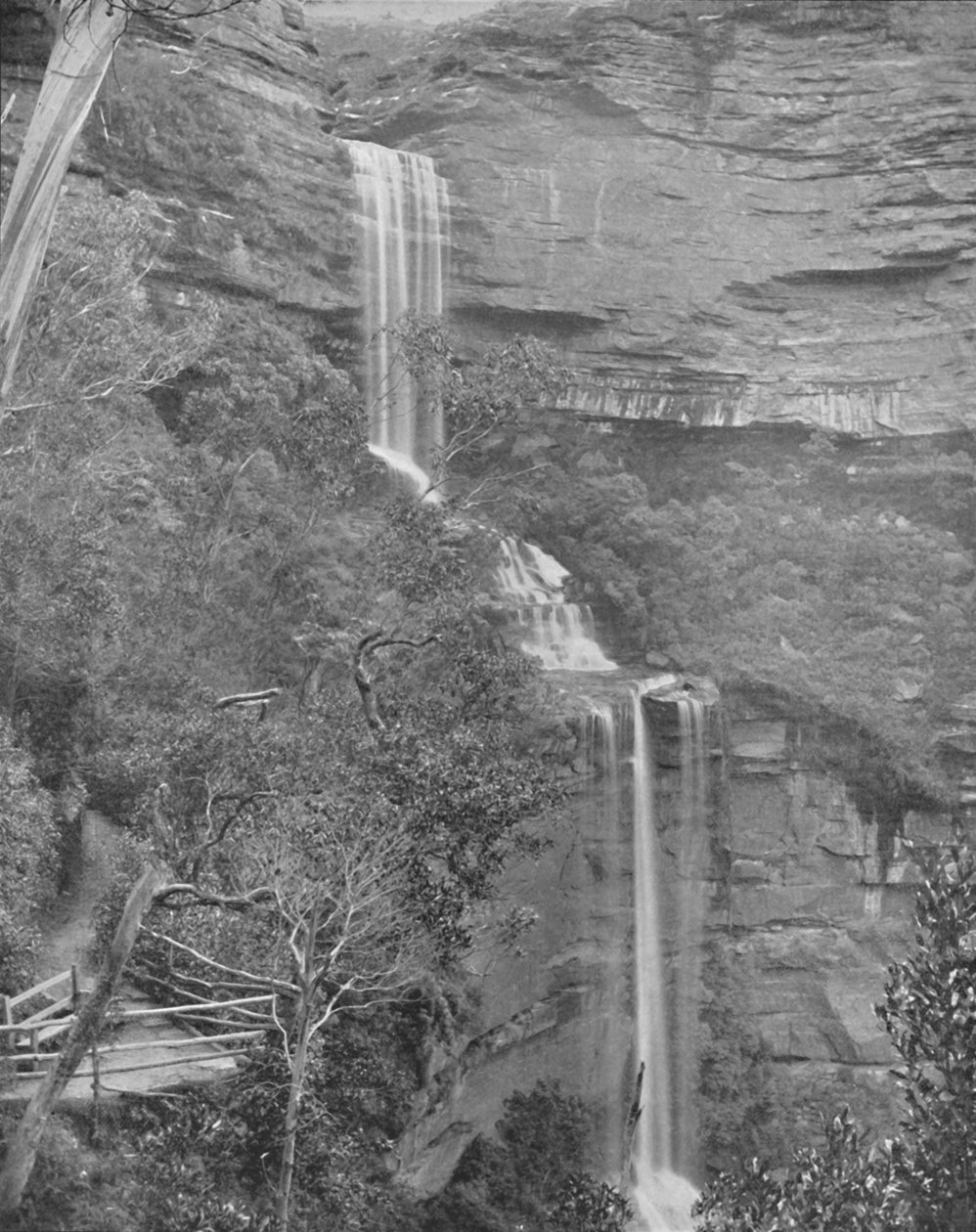 Katoomba Falls, 1800-tallet af Unbekannt