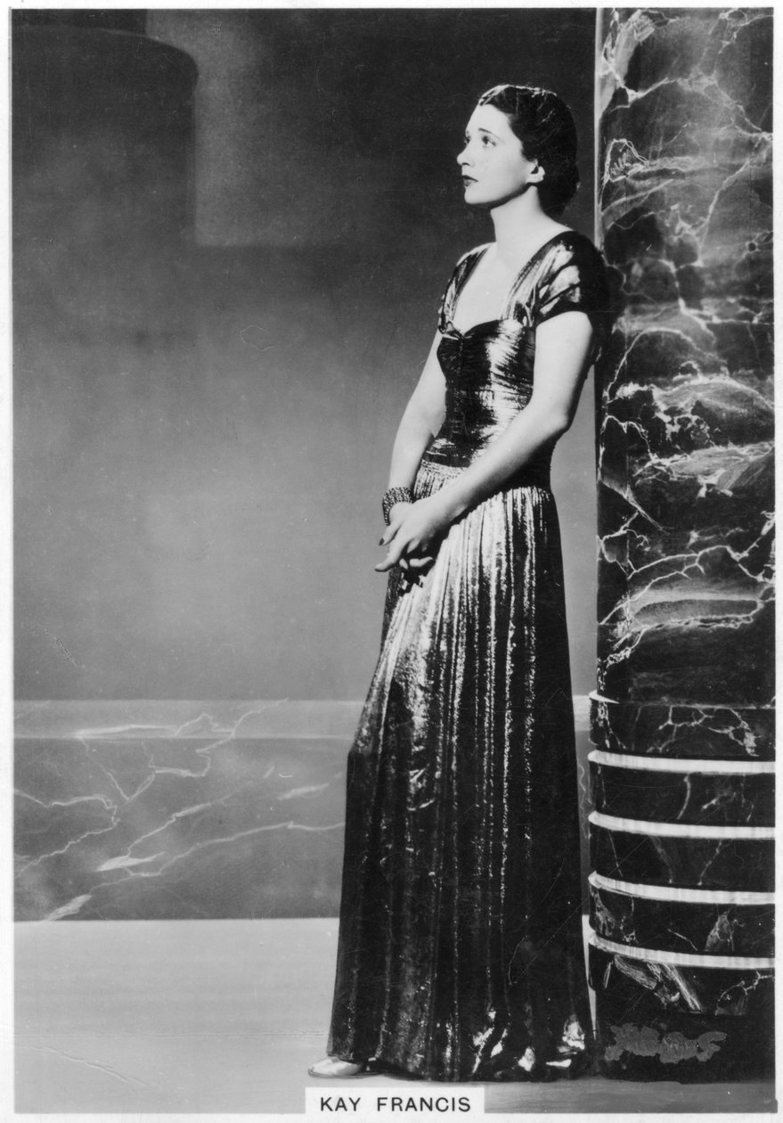 Kay Francis, amerikansk scene- og filmskuespillerinde, 1938 af Unbekannt