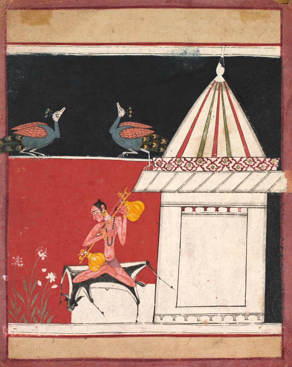 Kedar Ragini, ca. ೧೬೫೦. af Unbekannt