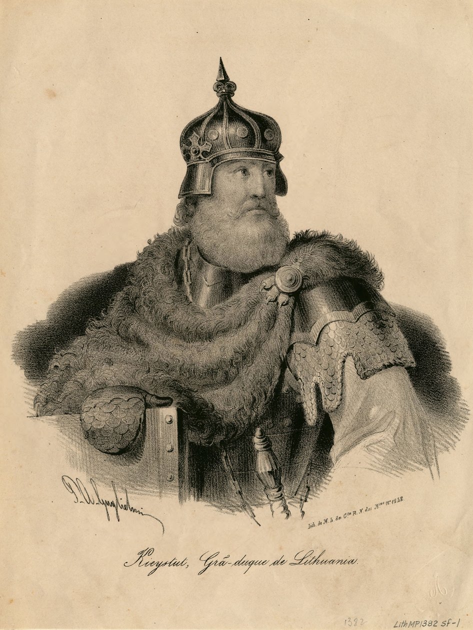 Kestutis, storhertug af Litauen, 1840 af Unbekannt