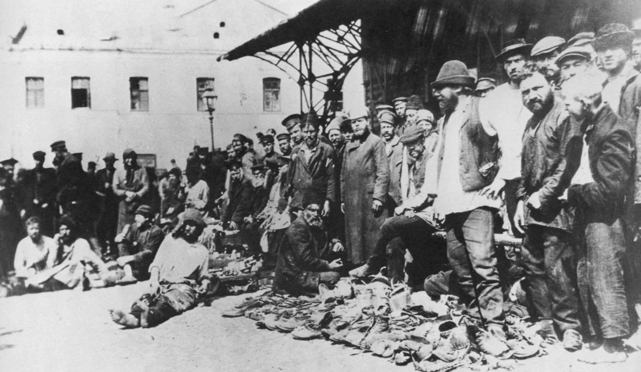 Khitrov markedsplads, Moskva, Rusland, 1900-tallet af Unbekannt