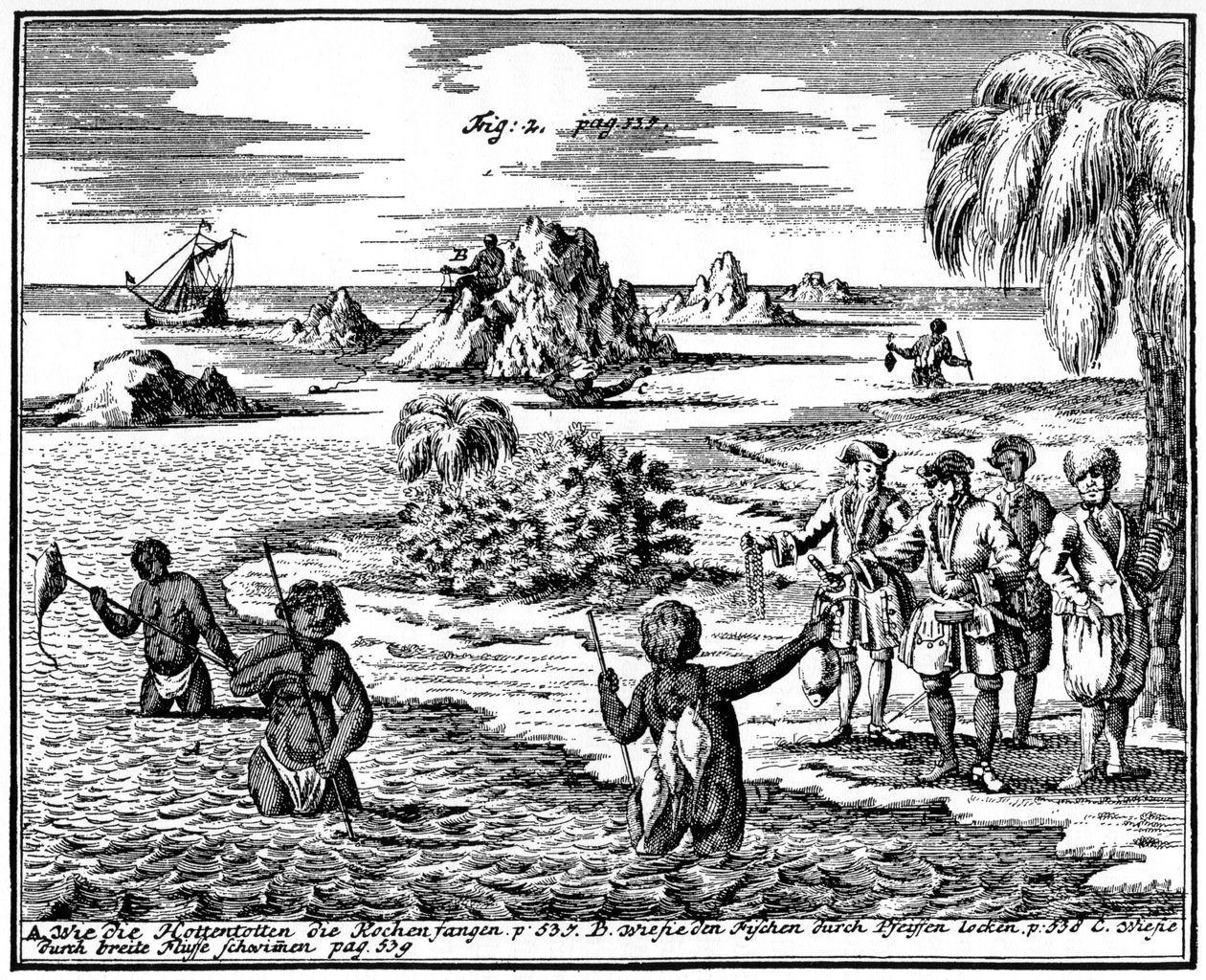 Khoikhois spydfisk, Sydafrika, 1931 af Unbekannt