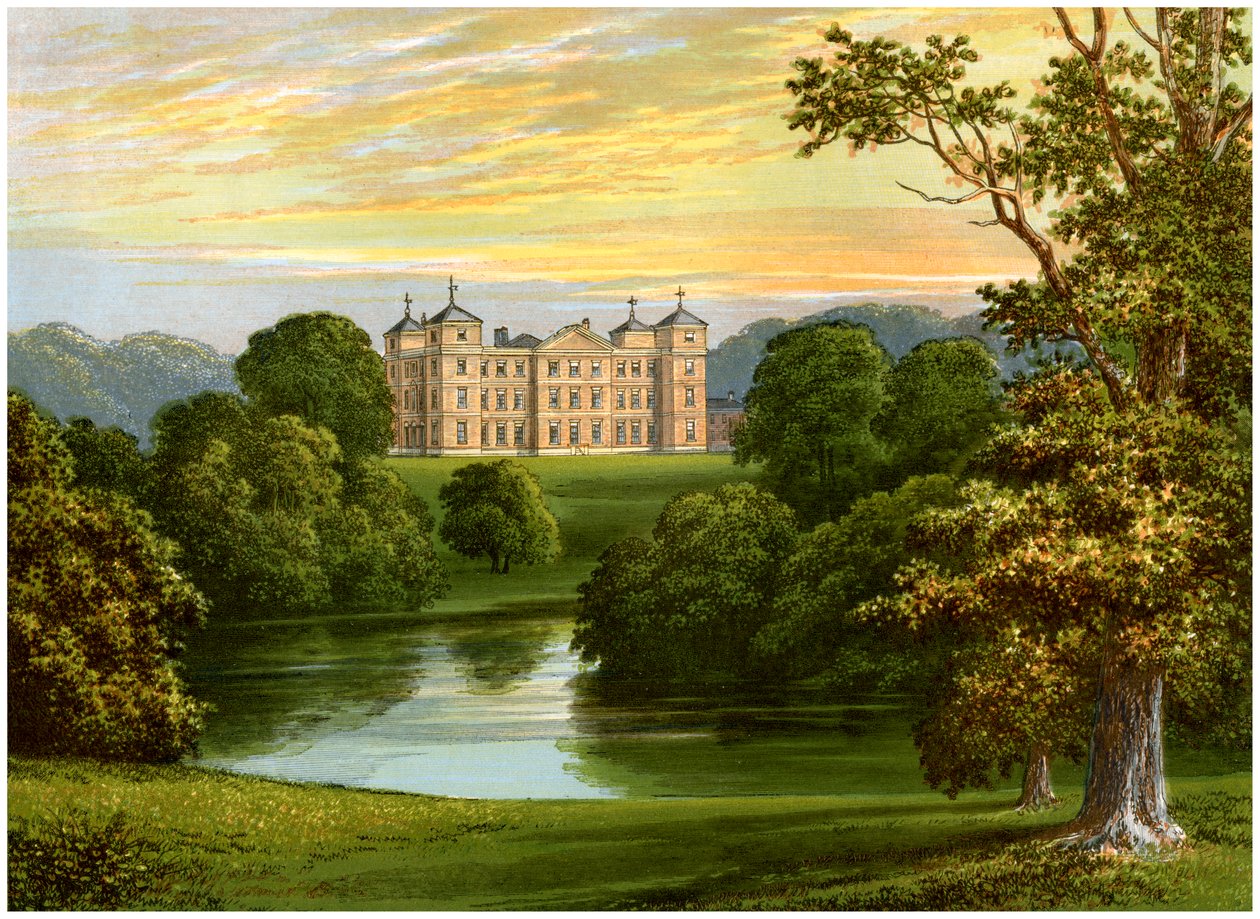 Kimberley Hall, Norfolk, hjemsted for jarlen af Kimberley, c1880 af Unbekannt