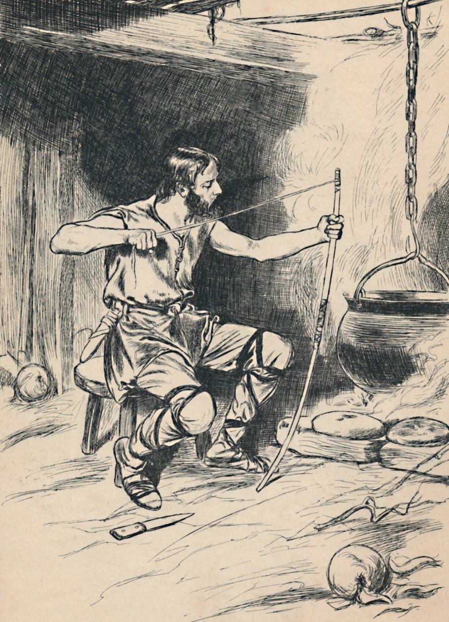 Kong Alfred glemmer kagerne, c1907 af Unbekannt