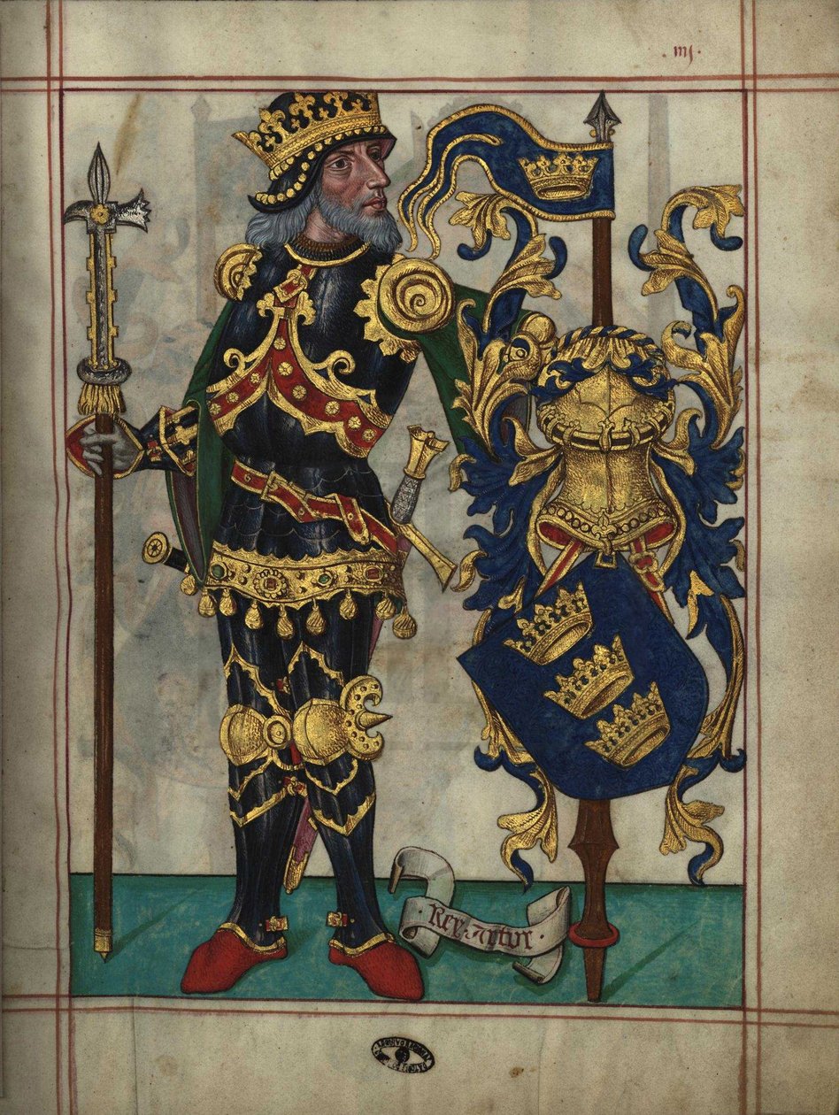 King Arthur From Livro do Ameiro-Mor, 1509 af Unbekannt