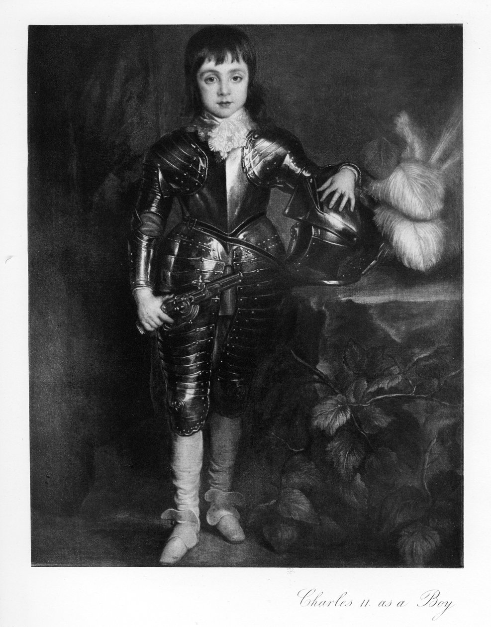 Kong Charles II som dreng, 1907 af Unbekannt