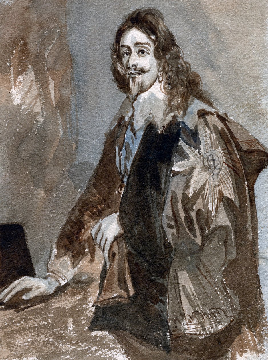 Kong Charles I 1600-1649, c1700-tallet af Unbekannt