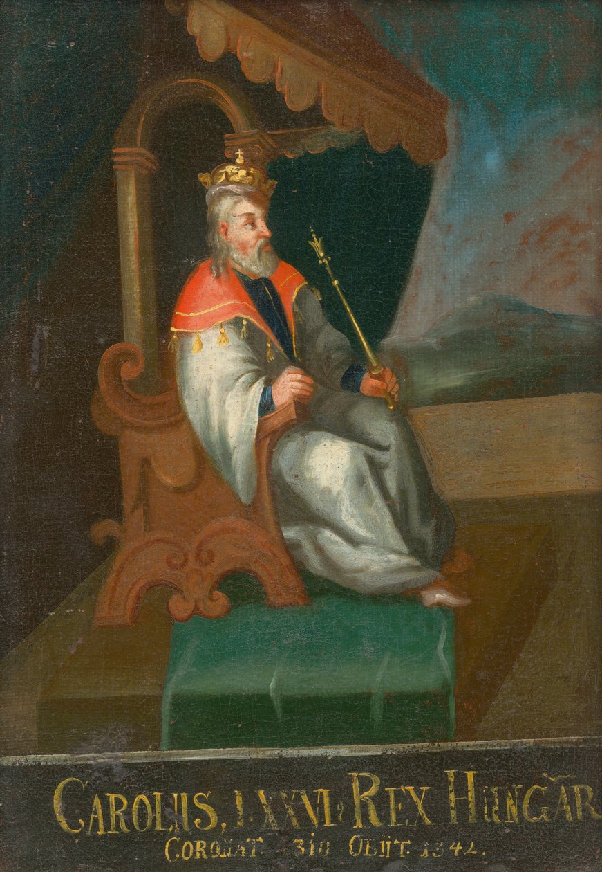 Kong Charles I af Ungarn og Kroatien 1288-1342, første halvdel af det 18. af Unbekannt