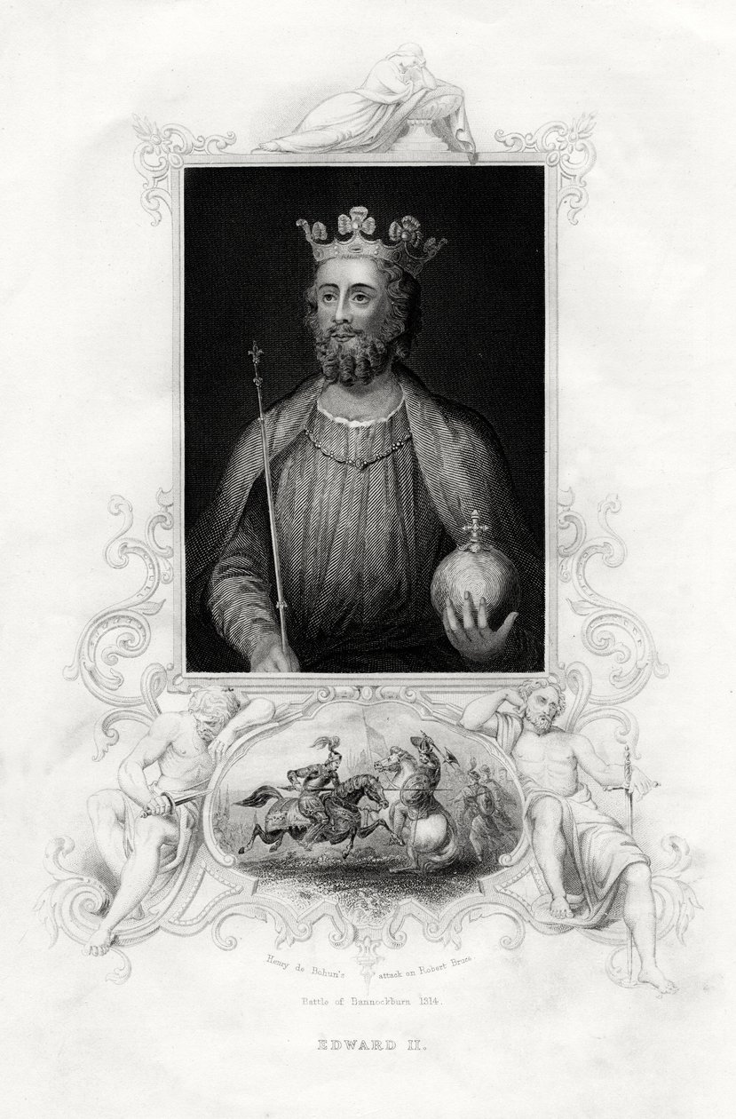 Kong Edward II, 1860 af Unbekannt