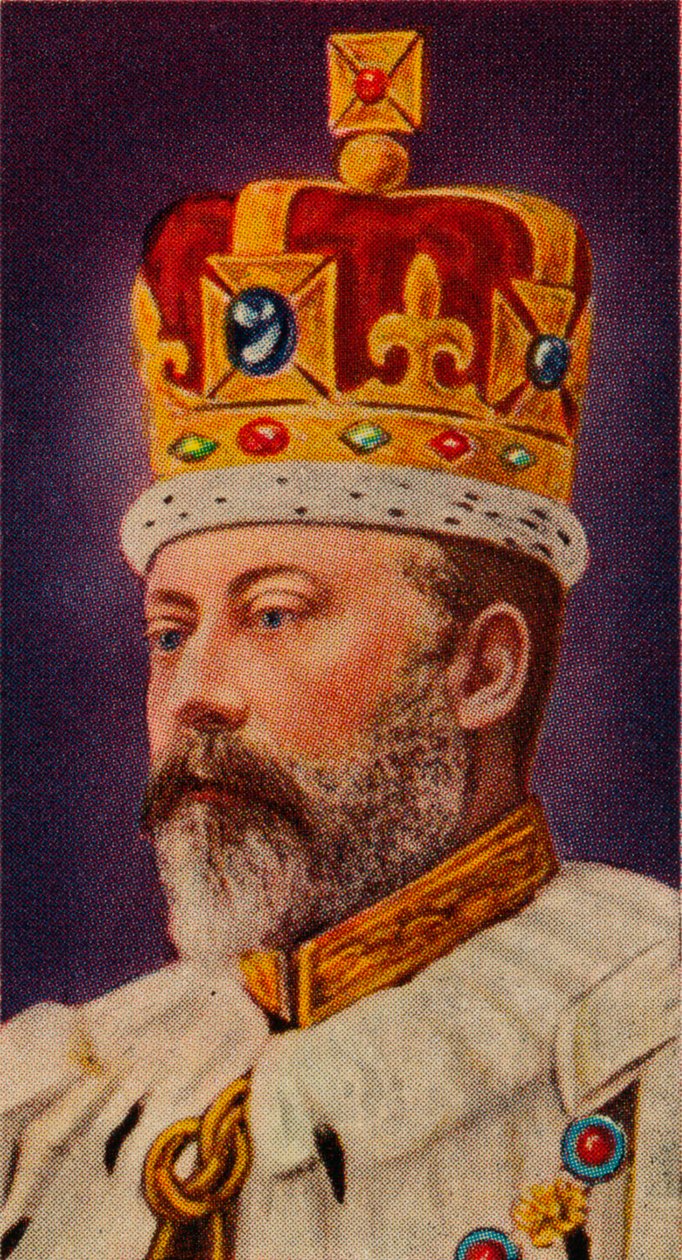 Kong Edward VII ved hans kroning, 1902 1935 af Unbekannt