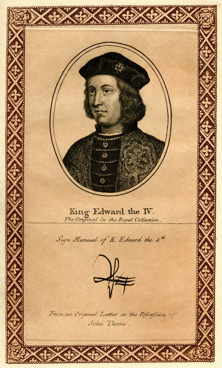 Kong Edward den IV af England af Unbekannt