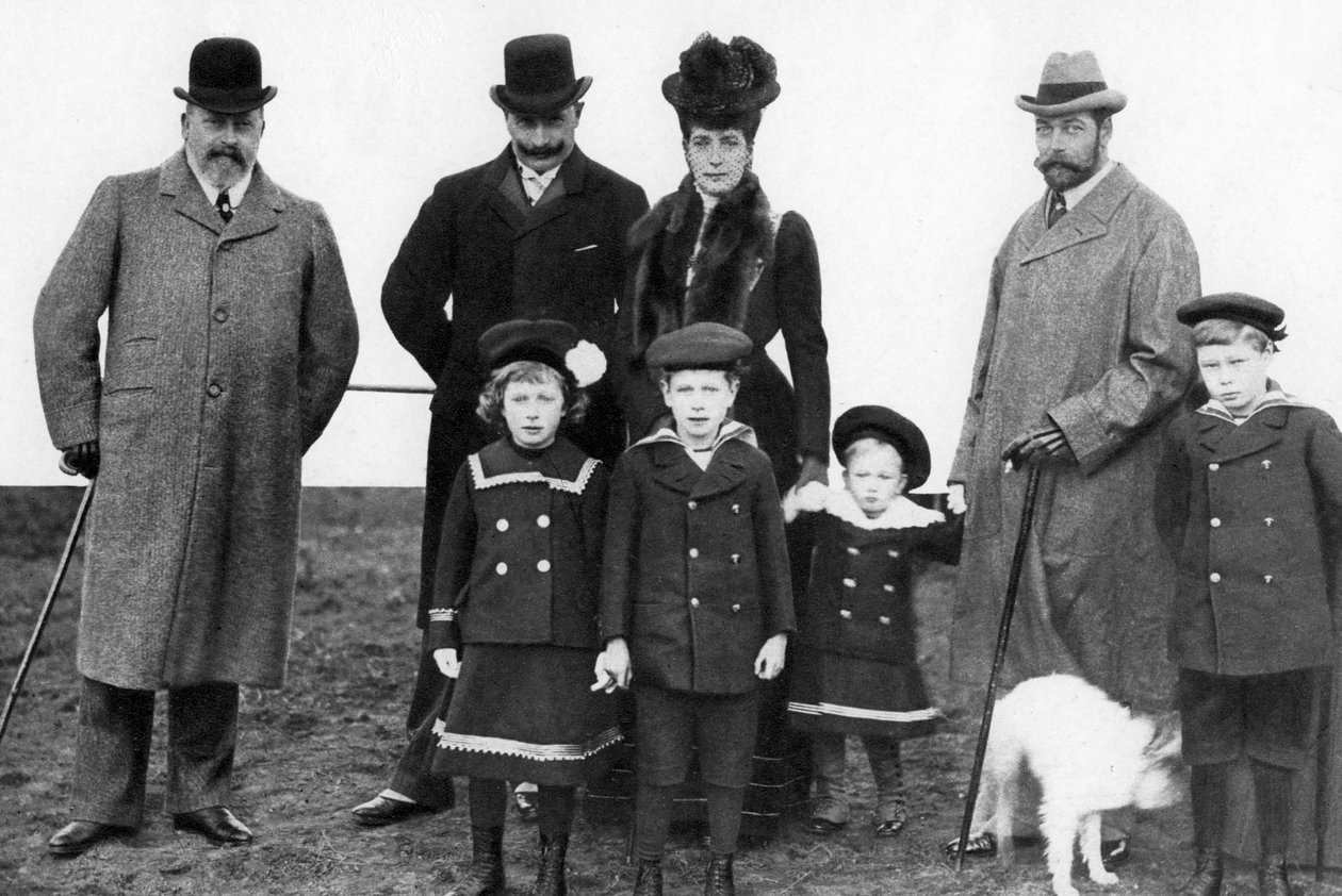 Kong Edward, kejseren, dronning Alexandra og kong George, c1903 1935 af Unbekannt