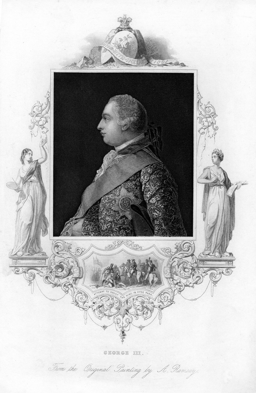 Kong George III af Storbritannien, c1850 af Unbekannt