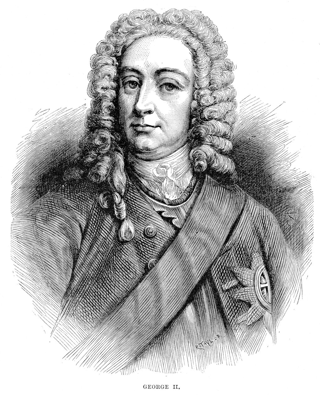 Kong George II 1683-1760 Konge af Storbritannien og Irland og kurfyrst af Hannover fra 1727 af Unbekannt