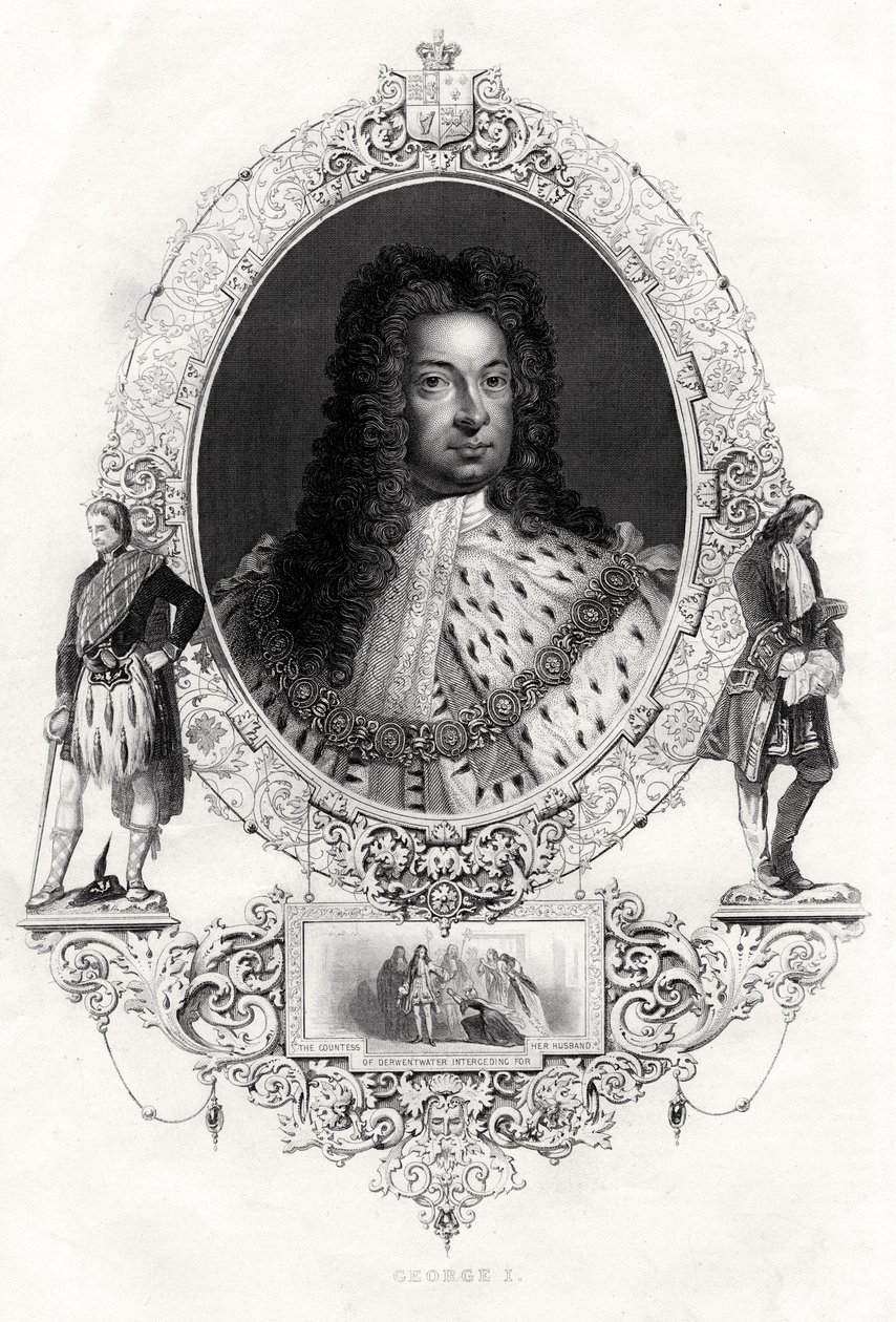Kong George I, 1860 af Unbekannt