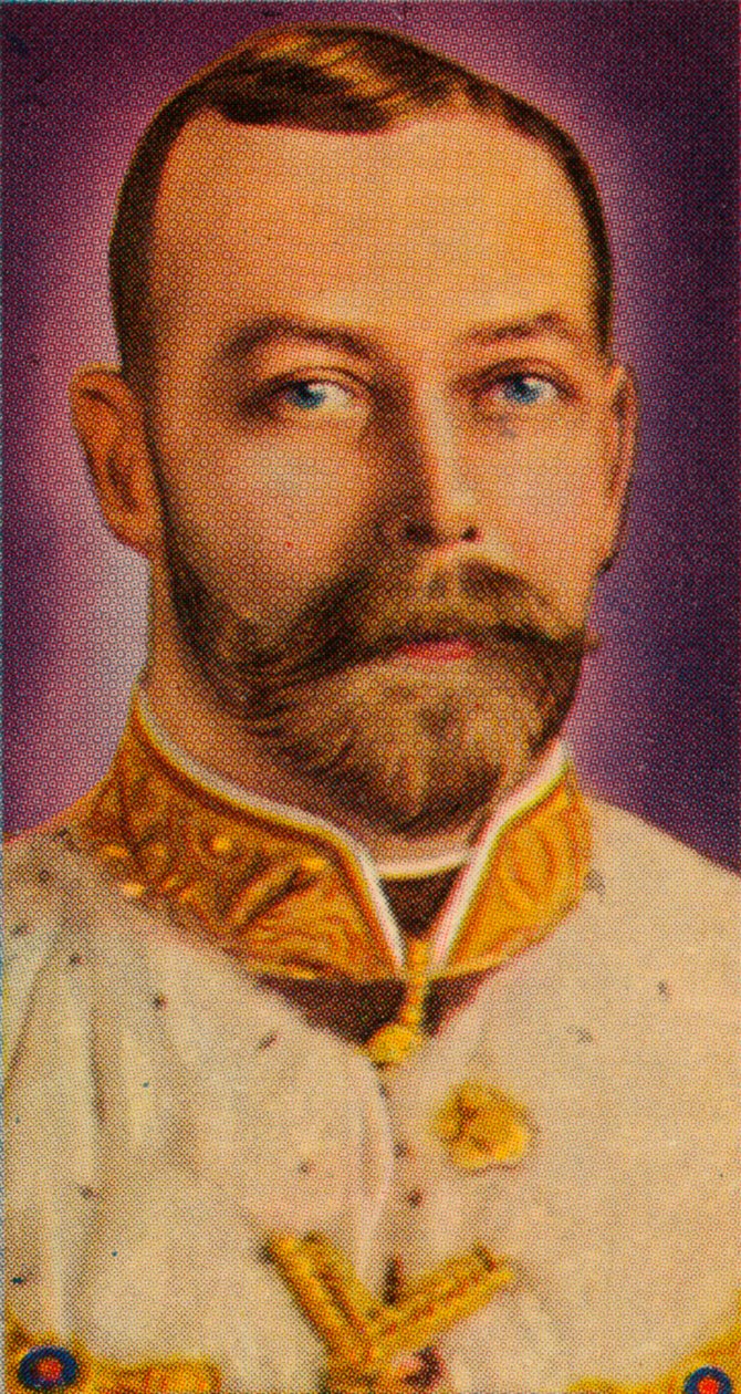 Kong George V ved hans første statsåbning af parlamentet, 1911 1935 af Unbekannt