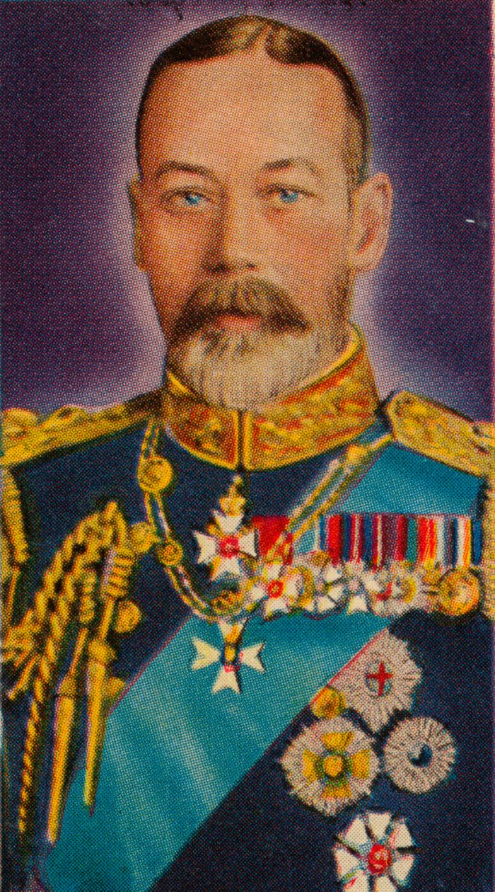 Kong George V i flådens admiral uniform, 1935 af Unbekannt
