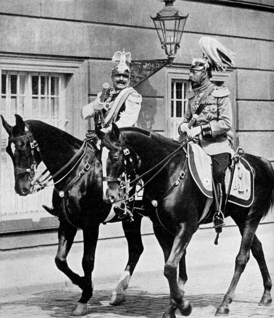 Kong George V af Storbritannien og Kejser Wilhelm II af Tyskland, 1913 1951 af Unbekannt