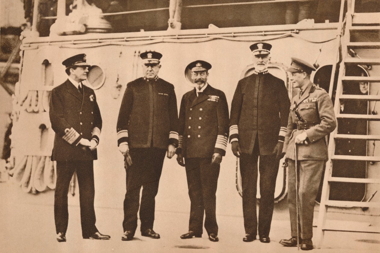 Kong George V besøger flåden, november 1917 1935 af Unbekannt