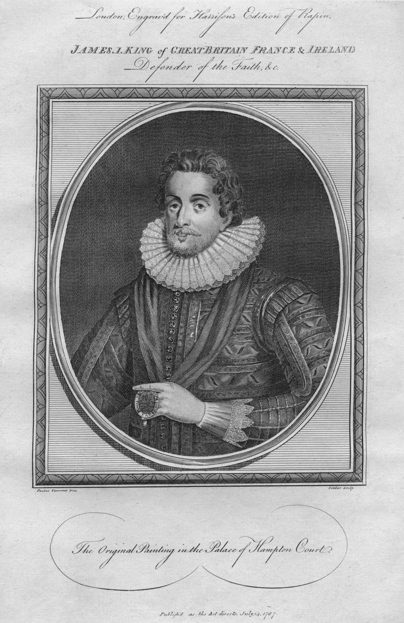 King James I, 1787. af Unbekannt