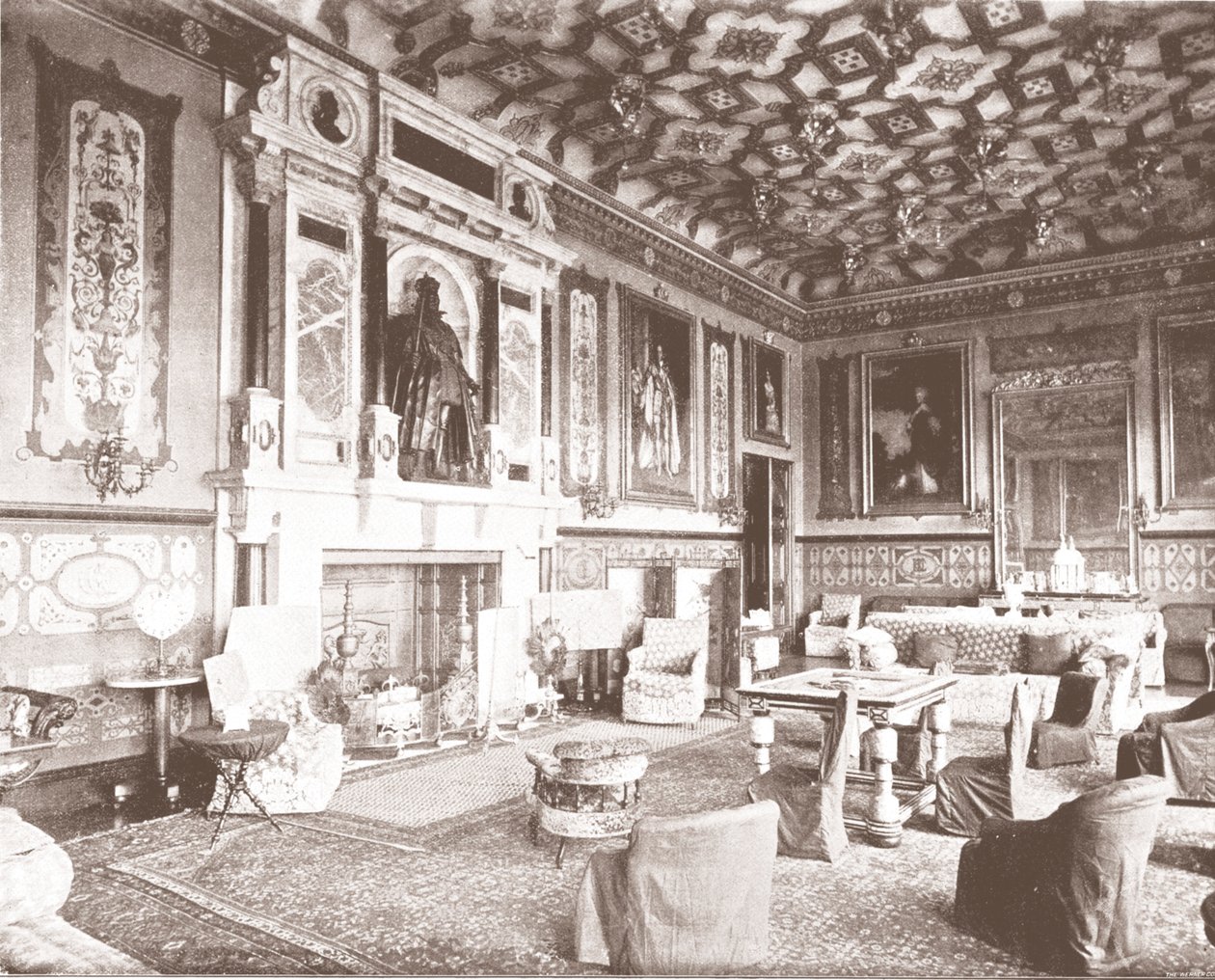 King James Room, Hatfield House, Hatfield, Hertfordshire, 1894. af Unbekannt