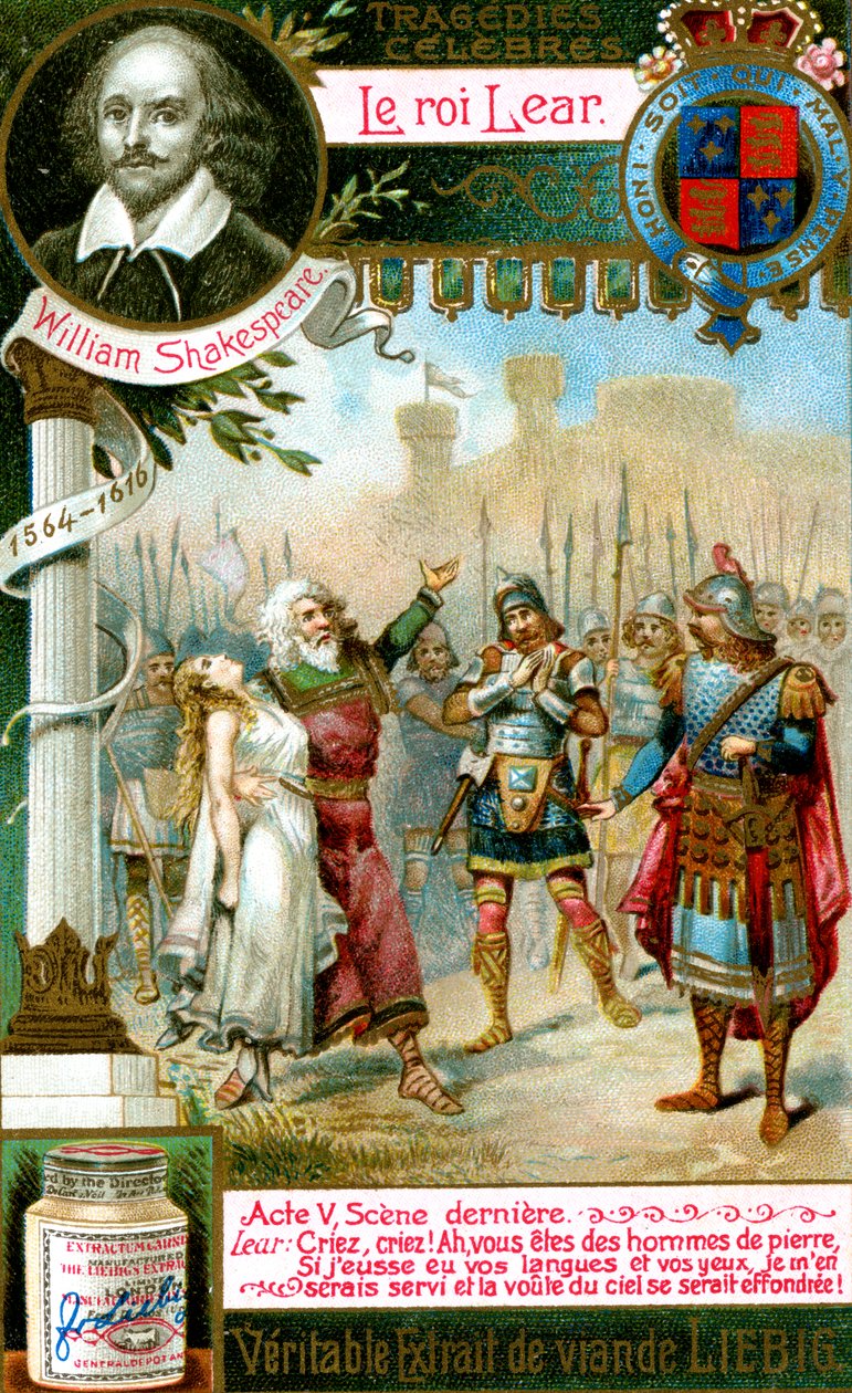 Kong Lear af William Shakespeare 1564-1616, c1900 af Unbekannt