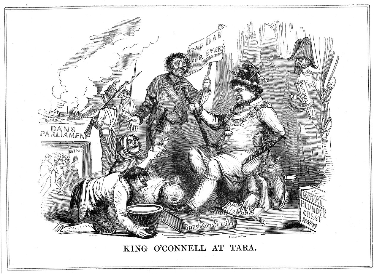 Kong OConnell i Tara, 1843 af Unbekannt