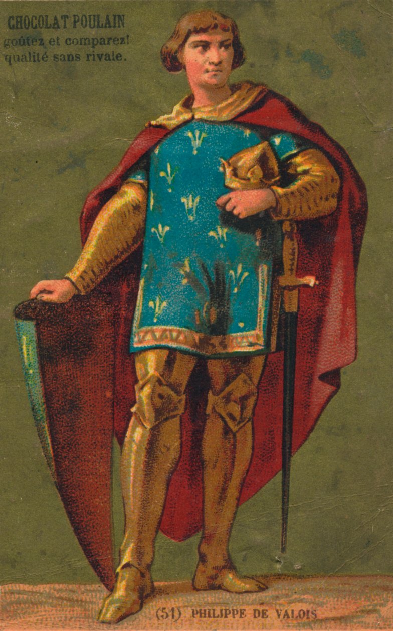 Kong Filip VI 1293-1350, konge af Frankrig af Unbekannt