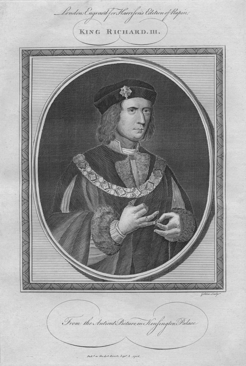 Kong Richard III, 1786. af Unbekannt